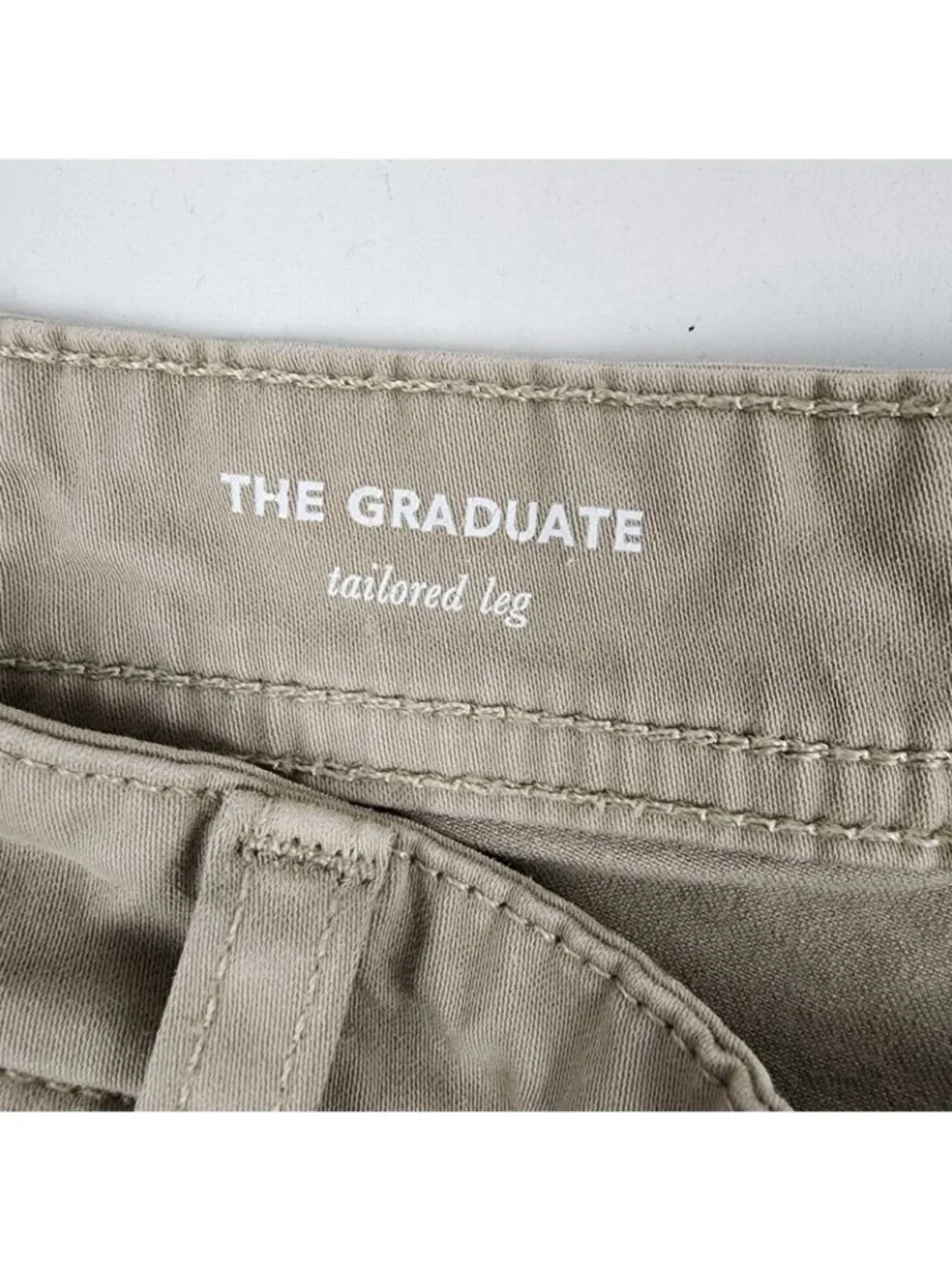 AG Adriano Goldschmied Men The Graduate Tailored Leg Pant Tan Size 32x32